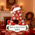 thumbnail image 6 of Christmas Letter Ornaments Pendant with MERRY CHRISTMAS 2025 Sign,26 Letter with Christmas Hat,Christmas Tree Ornaments Set,Exquisite Acrylic Hanging Christmas Decorations for Xmas Tree-A, 6 of 9