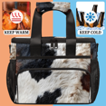 thumbnail image 5 of Herdesigns Western Cow Print Large Lunch Box for Adults Women Men with Adjustable Shoulder Strap, Insulated Reusable Lunch Bag Leakproof Cooler Tote Bag, 5 of 7