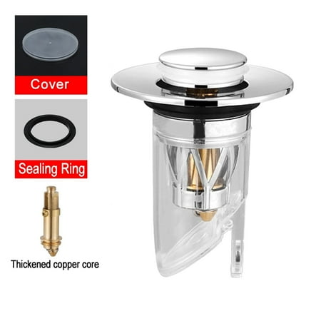 

Christmas Home New Upgrade Universal Core Washbasin Filter Plug Drainer Accessories Press Filter Core