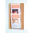thumbnail image 1 of Wooden Mallet 2 Pocket Acrylic and Oak wall Display in Light Oak, 1 of 1