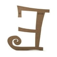 thumbnail image 6 of 6" Curly Wooden Letters - Premium MDF Wood Wall Letters, 6 of 27