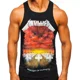 thumbnail image 1 of Camiseta Tank Top Rockera Para Hombre Para Playa Gym Casual, 1 of 2