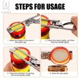 thumbnail image 5 of Gustave 2Pcs Kitchenware Stainless Steel Adjustable Can Opener Multifunctional Side Cut Manual Jar Bottle Lid Gripper Kitchen Accessories, 5 of 10