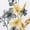 Grey/Yellow, variant on H.VERSAILTEX 100% Blackout Curtains Cattleya Floral Printed Drapes Leah Floral Thermal Bedroom Curtains for Living room with Black Liner 2 Panels,52" x 84",Grey/BLue