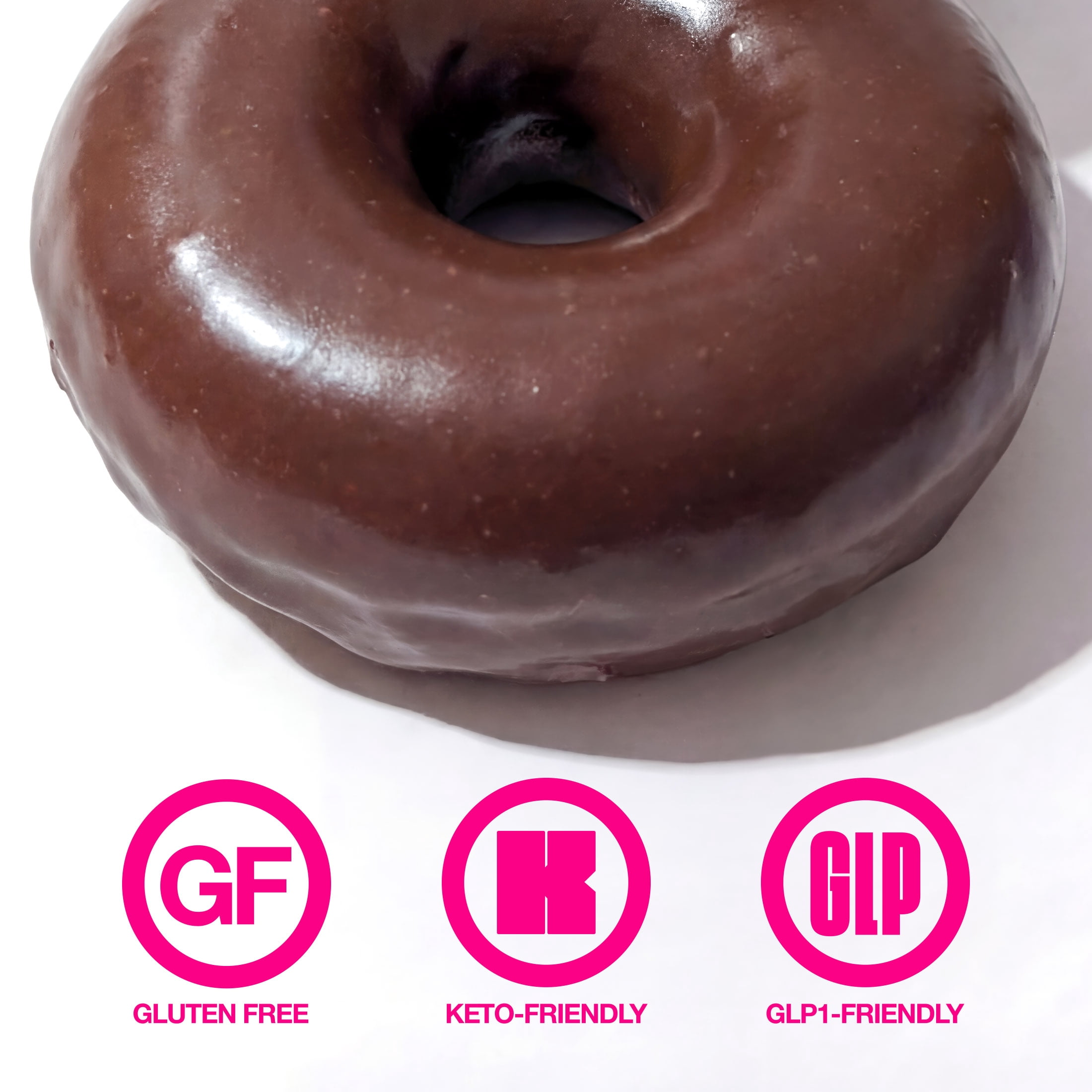 (4 pack) Legendary Foods - Protein Donuts Chocolate Dipped 8.6oz/4ct