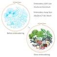 thumbnail image 2 of Embroidery Kit DIY Plant Creative Cross Stitch Kit with Cloth and Needle, 2 of 10
