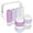 Lavender, variant on Mrsdry Travel Bottles for Toiletries 8 Pack, Travel Size Toiletries, Tsa Approved Travel Size Containers 3oz, with Travel Essentials Clear Bag, Leak Proof Silicone Squeezable Creams Jars