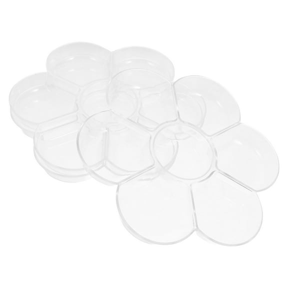 3 Pcs Thickened Palette Painting Supplies Transparent Student
