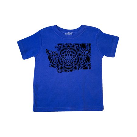 

Inktastic Washington Silhouette Mandala Gift Toddler Boy or Toddler Girl T-Shirt