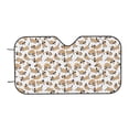 thumbnail image 7 of Haiem Dachshund Dog Puppy Car Windshield Sun Shade - Blocks UV Rays Sun Visor Protector, Sunshade to Keep Your Vehicle Cool, Universal Fit SUV Van Sedan-Small, 7 of 7
