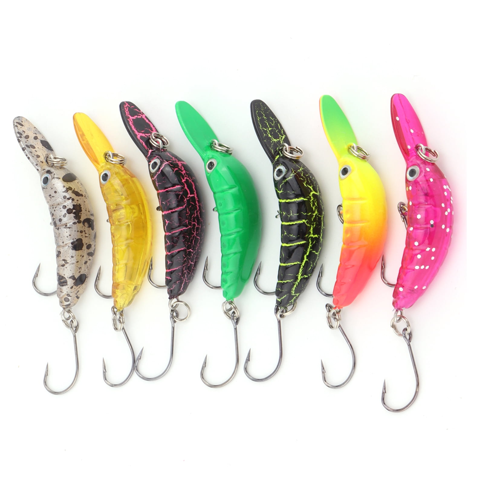 WANGZEYU Leurre Peche Leurres de pêche flottants Mini Minnow Wobblers
