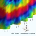 thumbnail image 6 of Rainbow Tie Dye Mandala Pattern Shower Curtain 72"x72" ,Bathroom Decorative Shower Curtains Set with 12 Hooks,Modern Waterproof Washable Shower Curtain, 6 of 6