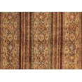 thumbnail image 1 of Ahgly Company Indoor Rectangle Abstract Brown Modern Area Rugs, 2' x 4', 1 of 4
