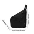 thumbnail image 4 of Bolso Cruzado Izquierdo Camuflaje para Exteriores A38 Bolso Almacenamiento Digital Bolso Impermeable para El Pecho Bolso Hombro (negro), 4 of 8
