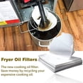 thumbnail image 6 of 40Pc Dual-Function Food Strainers for Kitchen, Disposable deep Fryer Oil Filter & Coffee Strainer, with Convenient Disposable Construction for Oil Separation and Pour Over Coffee, 6 of 7