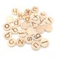 thumbnail image 5 of 26pcs Round Wood Slices Engraved Alphabet Letters Thick Natural Wood for Crafting DIY Decor Educational Use, 5 of 5