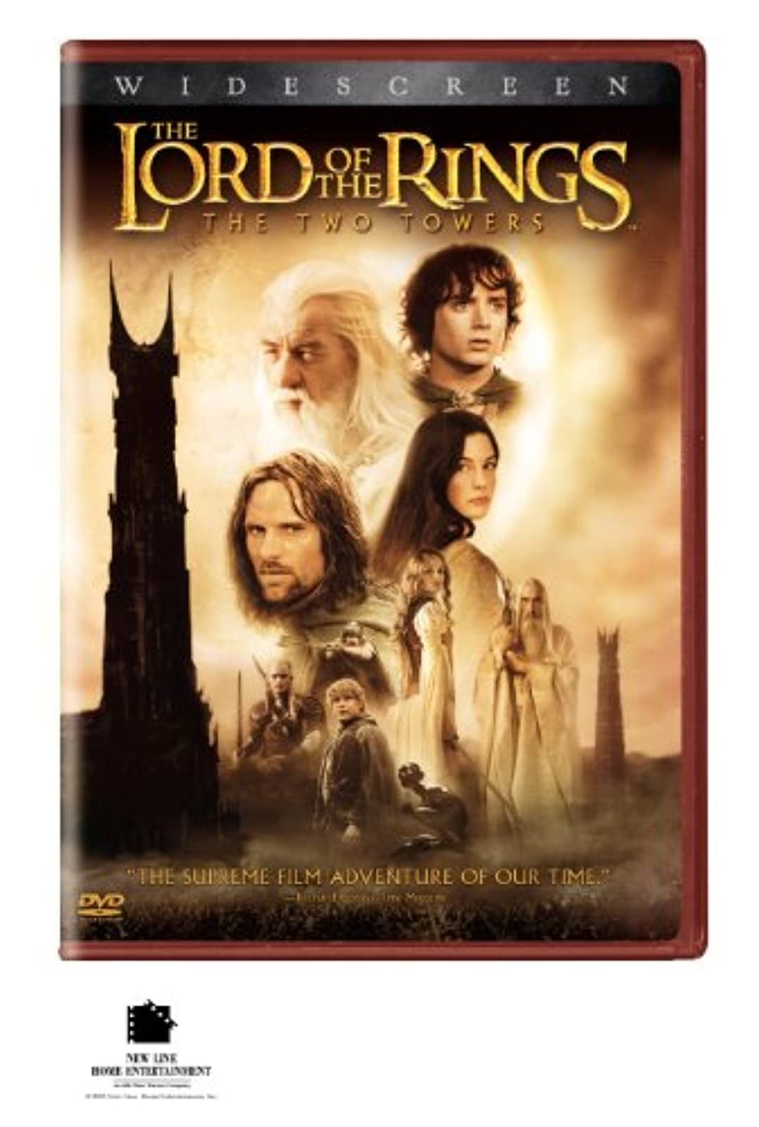 Refurbished The Lord Of The Rings: The Two Towers Widescreen Edition 2002 On DVD With Elijah Wood 2 Sci-Fi And Fantasy