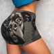 thumbnail image 4 of Fotbe Vintage Dog Illustration Shorts Sin Costuras – Shorts Deportivos de Cintura Alta para Mujer, Elásticos para Gimnasio, Yoga, Running o Ciclismo-Large, 4 of 8