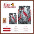 thumbnail image 3 of Xecao Flamingo On The Jungle Print Burlap Gift Bags with Drawstring and Gift Tags, Gift Bags, Burlap Bags, Jute Bags for Party, Christmas, DIY Craft Bags-Small, 3 of 9