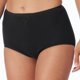 thumbnail image 4 of SCHIESSER Braguitas maxi para mujer, pack de 6 - «Cotton Essentials», braguitas maxi, algodón Negro XL (X-Large), 4 of 5