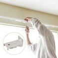 thumbnail image 2 of 10Pcs Curtain Rails Brackets Wall Mounting Solution Curtain Track Hangers Holder, 2 of 9