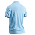 thumbnail image 3 of Camisa a rayas slim fit para hombre: prenda informal de negocios, tejido transpirable para primavera/verano/otoño, estampado elegante y sofisticado, 3 of 7