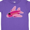 thumbnail image 4 of Inktastic Girls Pink Airplane Pilot Girls Toddler T-Shirt, 4 of 5