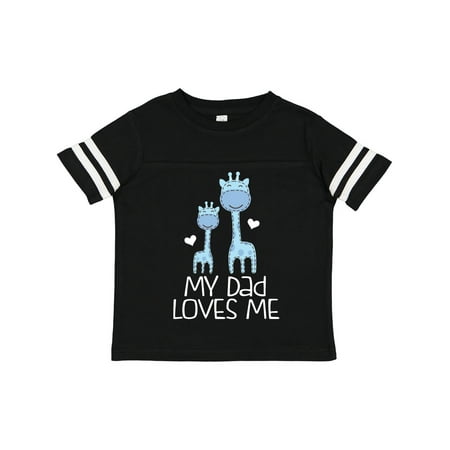 

Inktastic Dad Loves Me Giraffe Boys Gift Toddler Boy Girl T-Shirt