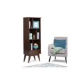 thumbnail image 4 of Simpli Home Draper - Bookcase - 6 shelves - solid hardwood - medium auburn brown, 4 of 5