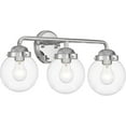 thumbnail image 5 of 95903-CH-Designers Fountain-Knoll - 3 Light Bath Vanity In Modern Style-10 Inches Tall and 24 Inches Wide, 5 of 6