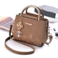 thumbnail image 2 of Stylago Womens Handbags Purses Embroidery Top Handle Tote Bags Crystal Pendant Crossbody Shoulder Bags for Ladies Work Brown, 2 of 6