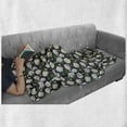 thumbnail image 5 of Peonies Soft Flannel Fleece Throw Blanket, Vintage Style Blooming Spring Flowers Pattern, Cozy Plush for Indoor and Outdoor Use, 70" x 90", Dark Grey Green, by Ambesonne, 5 of 5
