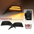 AGMRLX Front Fender Side YPF5 Marker Lights Fit for Jeep Wrangler JL