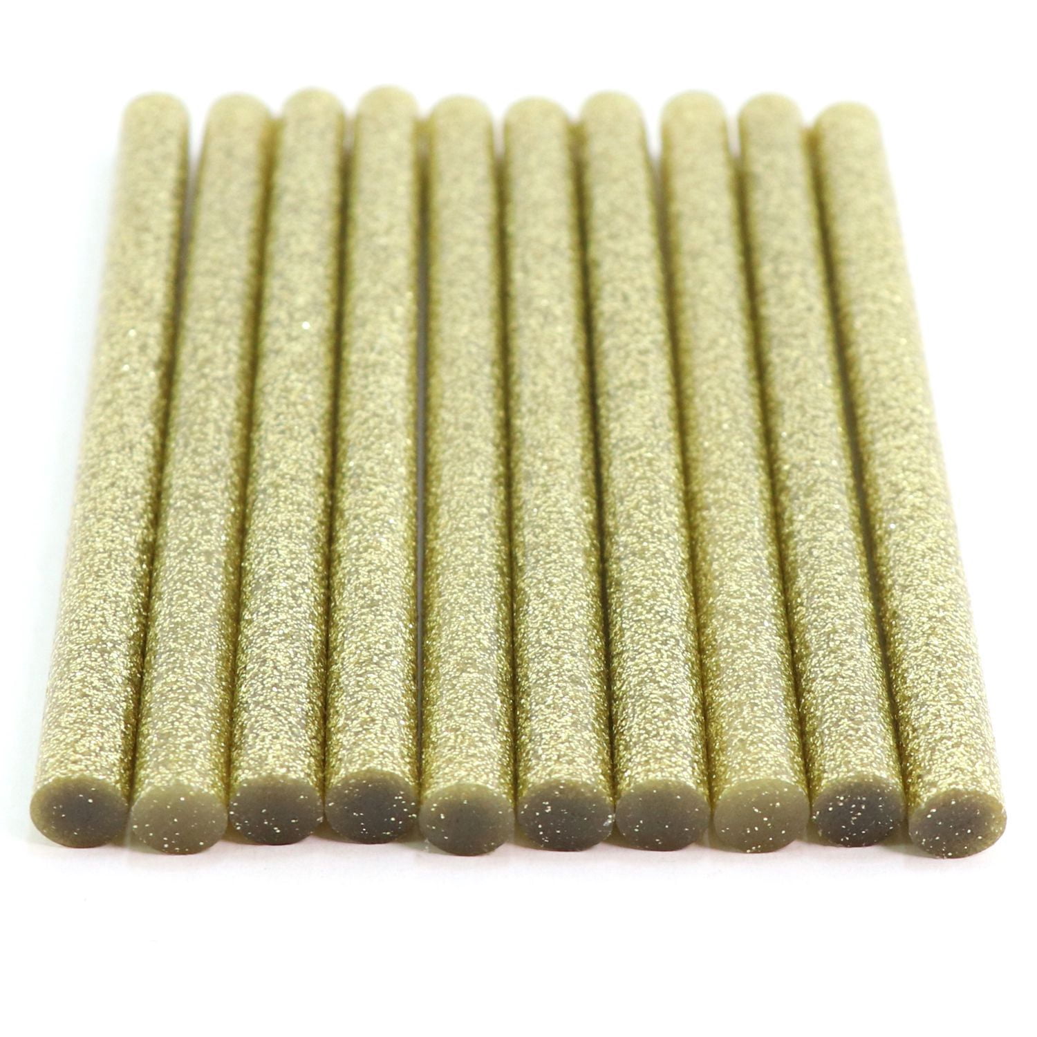 725M4GGOLD Mini Size 4" Gold Color Glitter Hot Glue Stick - 25 lb Box