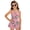 Bow-adorned Soccer Ball & Heart Pattern, variant on Girls' Lightning Wolf Graphic Swim Dress - Sleeveless One-Piece Skirted Bathing Suit | Quick Dry, Stretchy for Beach & Pool