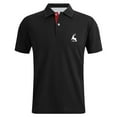 thumbnail image 3 of Polo Shirts for Boys Crewneck Comfortable and Soft Moisture Wicking Boys Athletic Shirts Summer Outdoor Clothes Black 13-14 Years, 3 of 4