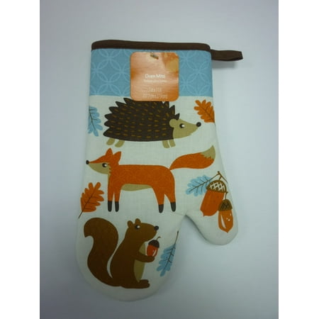 Harvest Critters Print Oven Mitt