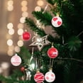 thumbnail image 4 of Christmas Ornaments, Holiday Decorations, Plastic Electroplated Hanging Balls Set for Christmas Tree, Durable Lightweight Design for Indoor and Outdoor Use, 4 of 7