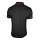 thumbnail image 5 of Blusa y camisa de manga corta con cuello vuelto para hombre, informal, a la moda, con cremallera, color liso y retazos, de poliéster., 5 of 6