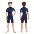 thumbnail image 1 of Traje de Neopreno Ropa de piel de buceo para niños Accesorios para exteriores de neopreno elástico (14Navy) Cgtredaw Armada 8-9 años para Unisex, 1 of 6