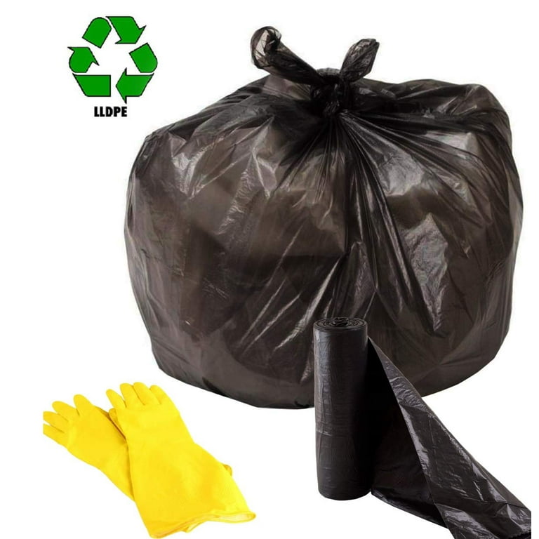 Dropship Pack Of 20 Black Garbage Bag Can Liners 38 X 58 Low Density Trash  Can Liners 38x58 Thickness 1.5 Mil 60 Gallon Trash Bags For Waste Baskets;  Wholesale Price to Sell