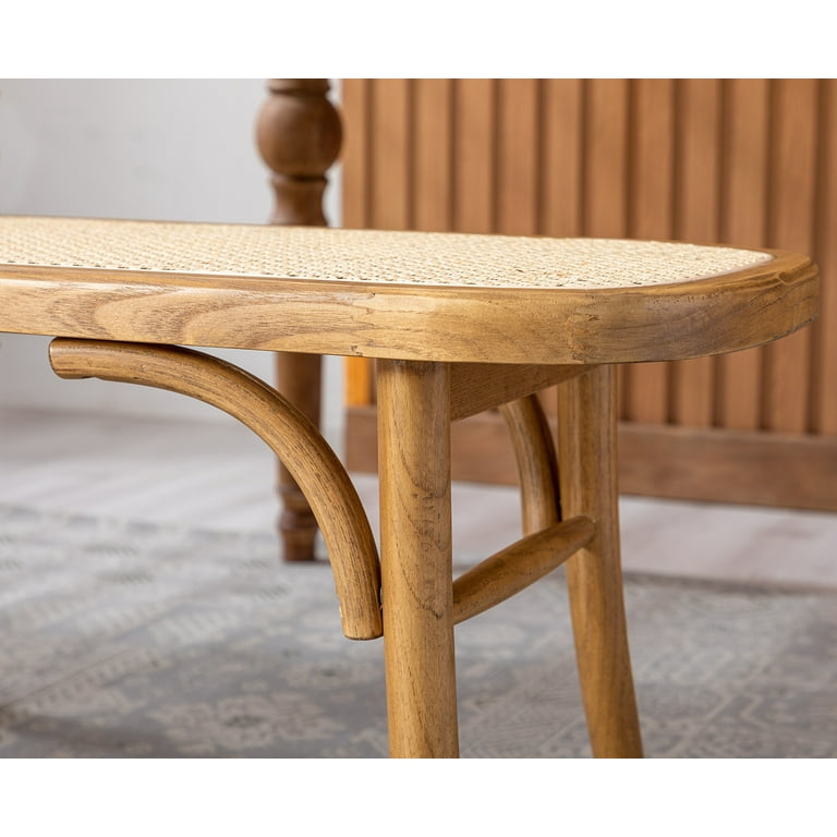 Rattan dining online bench