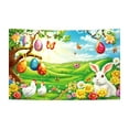 thumbnail image 1 of C Easter Themed Background Cloth For Photo Booth, Party Decor, Spring Celebration, Washable Fabric, 1 Piece Holiday Backdrop, 1 of 3
