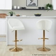 thumbnail image 5 of LumiSource Matisse Highback Adjustable Barstool - Set of 2, 5 of 10