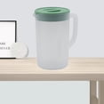 thumbnail image 2 of Large Capacity Plastic Pitcher With Lid, 2.7L Juice Milk Cold Carafe and Iced Tea Pitcher, High Temperature Resistant Simple Fashion for Home Daily Drinking Needs, Green, 2 of 6