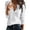 White, variant on Long Sleeve Tops for Women Womens Long Sleeve T Shirt V Neck Loose Fit Soft Waffle Knit Thermal Tops