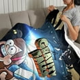 thumbnail image 3 of Gravity Falls anti-pilling, suave, ligera, esponjosa y acogedora de lujo para hogar y cocina – Perfecta para niños y adultos,150X130cm, 3 of 6