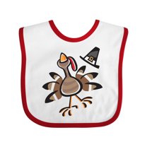 Inktastic Happy Thanksgiving Turkey Boys or Girls Baby Bib
