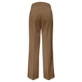 thumbnail image 3 of Pants for Women High Waist Stretchy Business Pants Casual Straight Leg Pants Pull On Work Pants for Women for Daily Wearing (Khaki1 XXL), 3 of 5