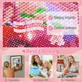 thumbnail image 4 of 5D DIY Raccoon Painting Winter Full Rhinestone Wall Decoration Diamond Mosaic Animal Rhinestone, 40*40cm, without frame.,Multicolor, 4 of 5